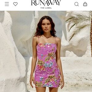 Runaway the label novella mini dress- nwt